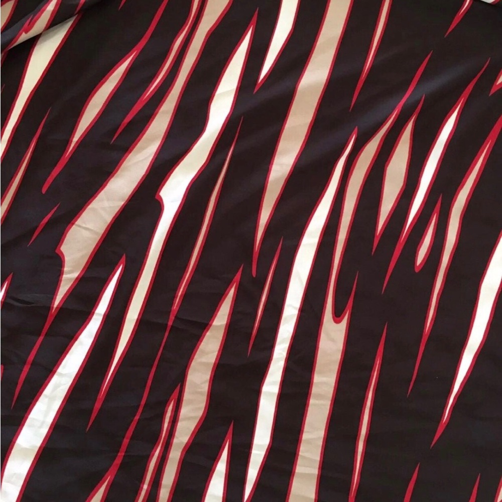 Brown Multicolor Poly Print  Fabric Brown Multicolor Poly Print  Fabric